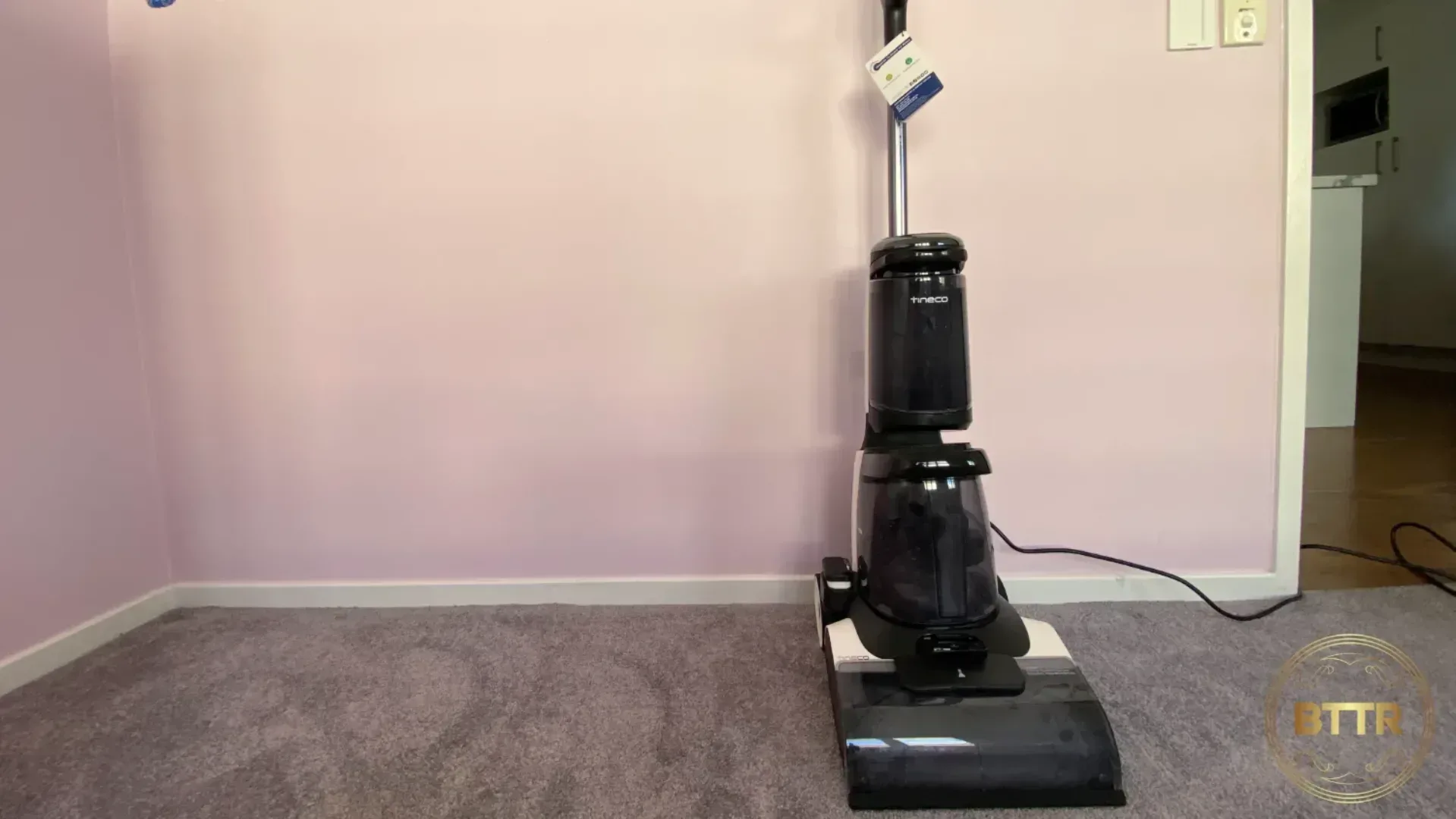 The Tineco Carpet One Pro ready to clean some carpet for our review
