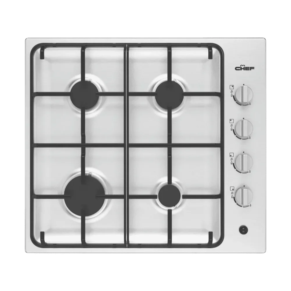 Chef 60cm Gas Cooktop Stainless Steel - CHG642SC