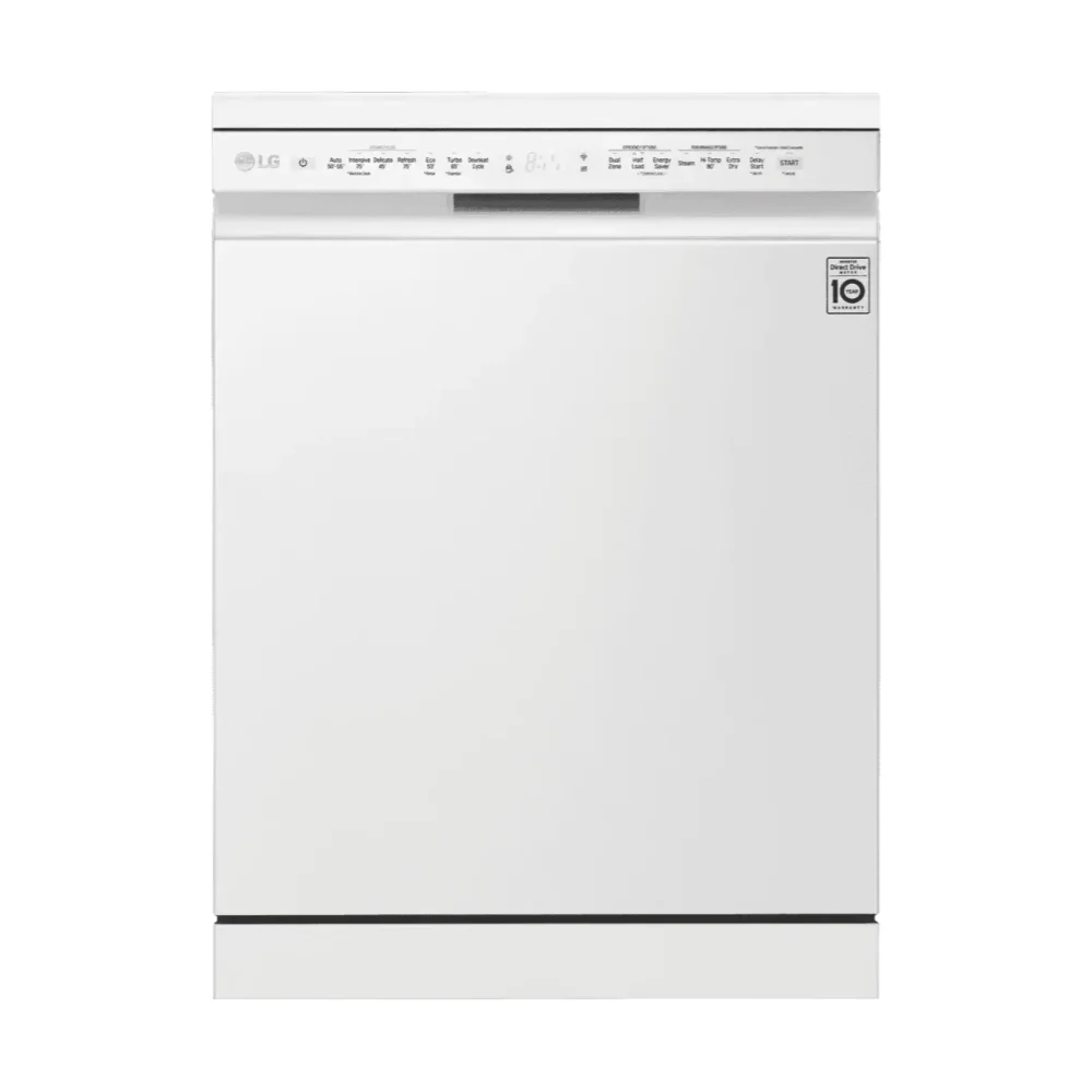 LG QuadWash TrueSteam Dishwasher - White