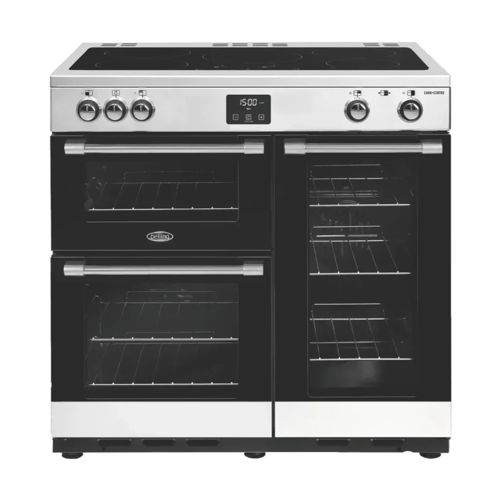 Belling 90cm Induction Upright Cooker Stainless Steel