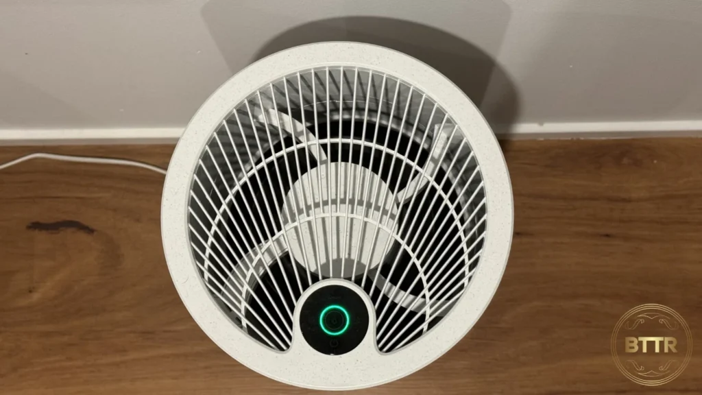The fan inside the Acerpure Pro Vero circulates well